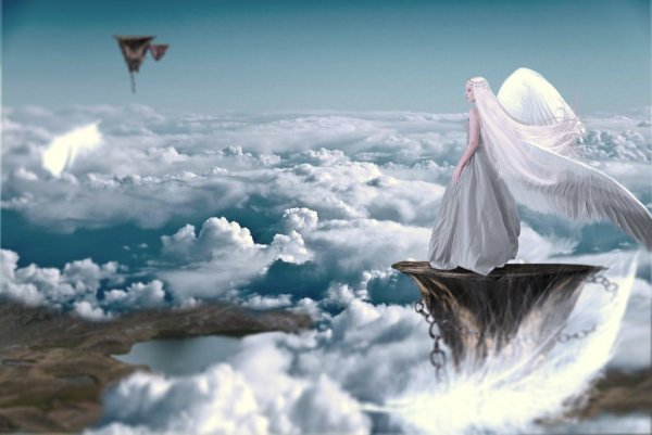 Ангел в небе