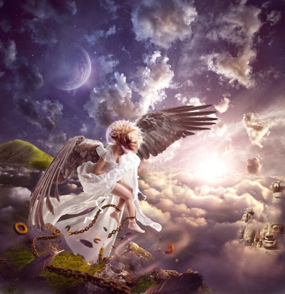 Ангел хранитель на небесах