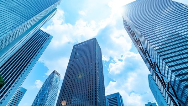 Синий небоскреб