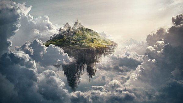 Летающие острова фэнтези