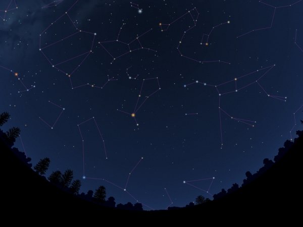 Звездное небо созвездия