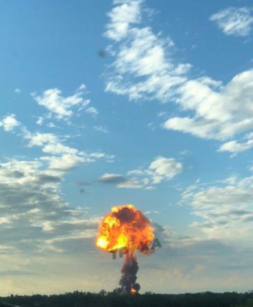 Взрыв ракеты