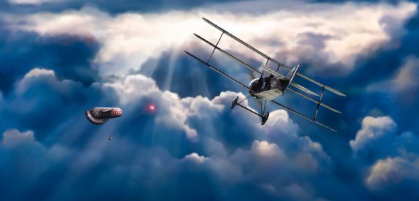 Немецкие самолеты в небе