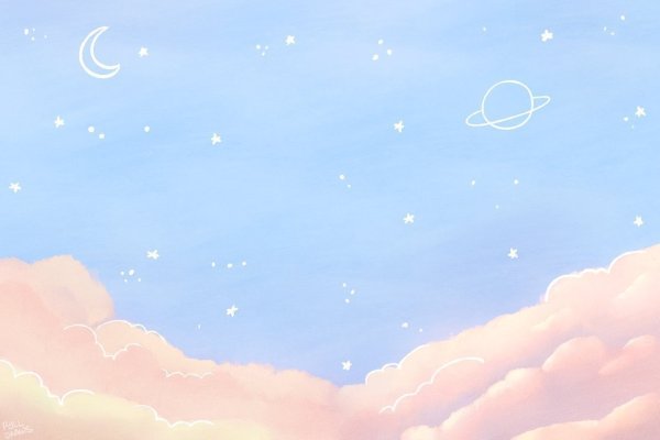 Милый фон с облачками