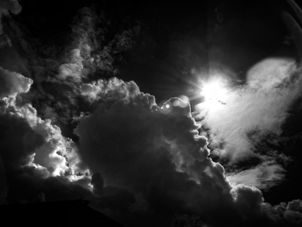 Черное небо