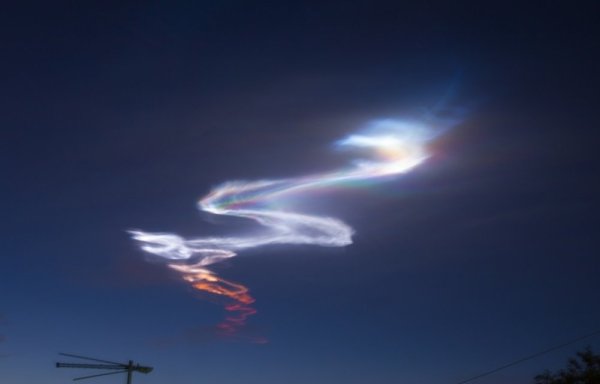 Облака в виде полос