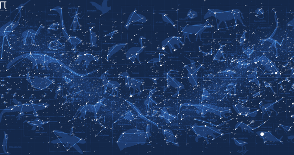 Созвездие Стожары на карте звездного неба