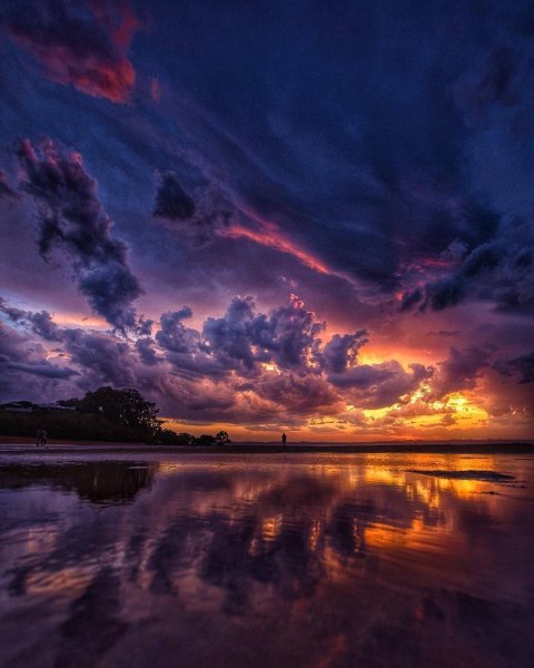 Красивый закат