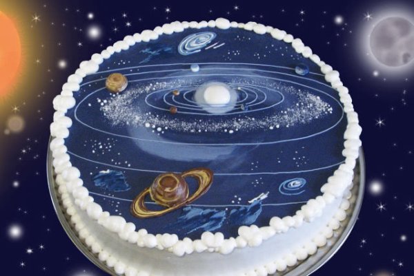 С днём рождения космические открытки