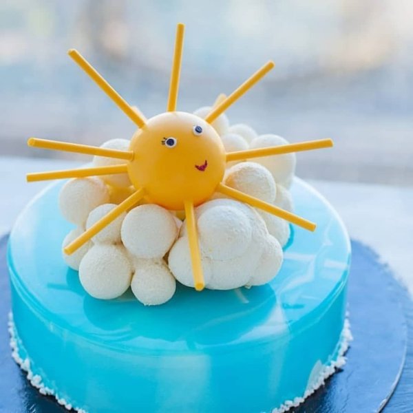 Тортик детский солнышко