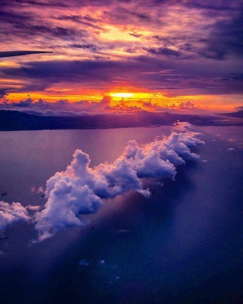 Необычный закат