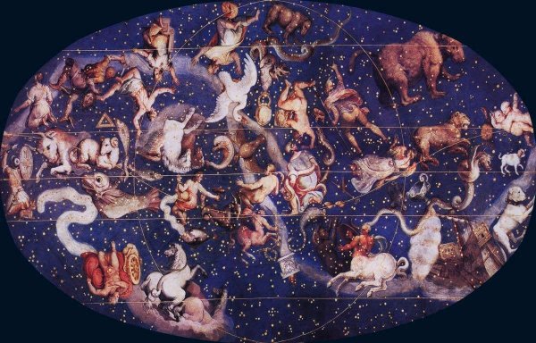 Карта звездного неба древних греков