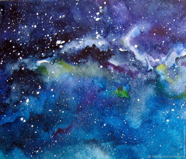 Космос красками