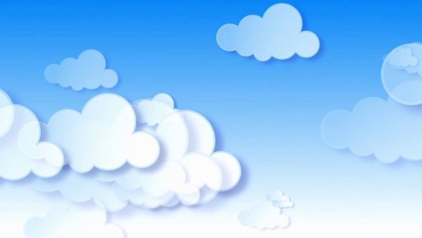 Небо мультяшное