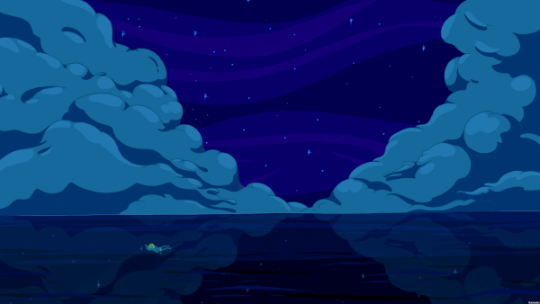 Небо из мультика