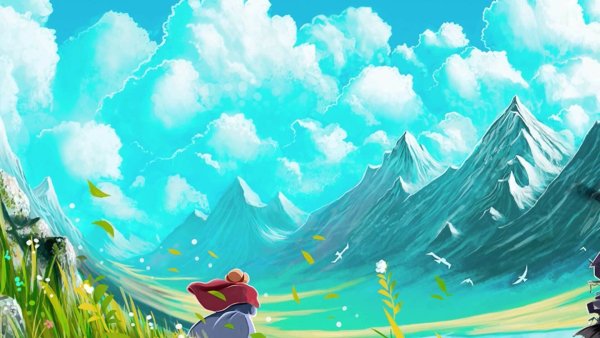 Пейзажи Хаяо Миядзаки Ходячий замок