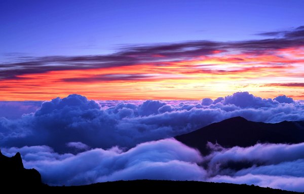 Разноцветные облака