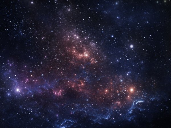 Звездное небо с планетами