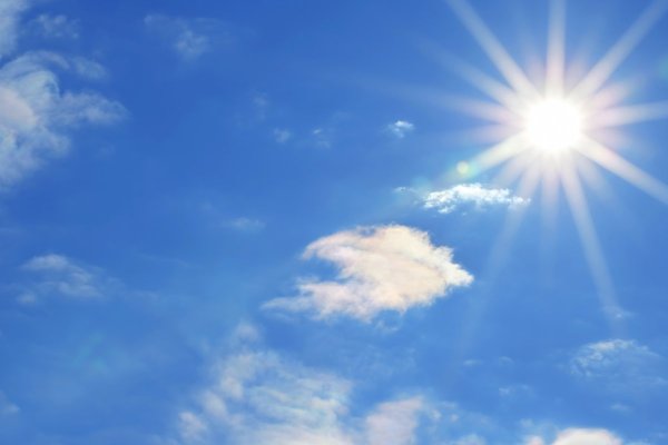 Голубое небо