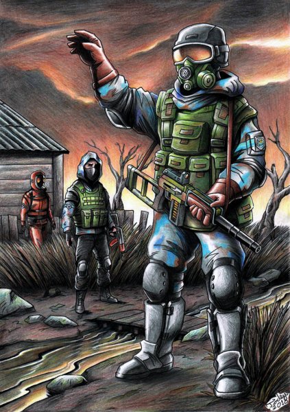 Сталкер группировка монолит арт