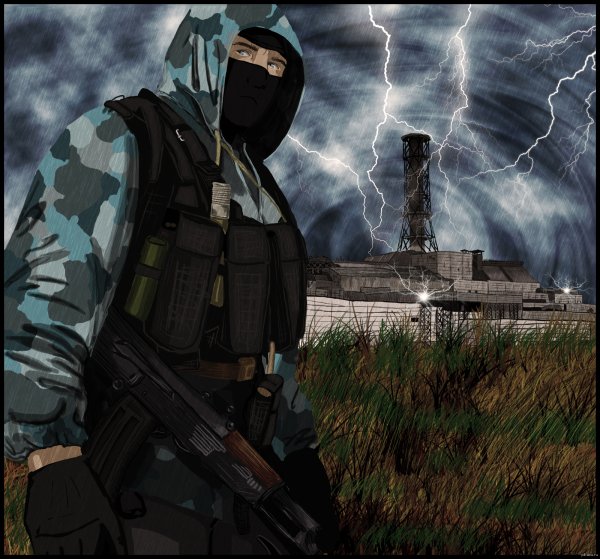 Сталкер боец чистого неба арт