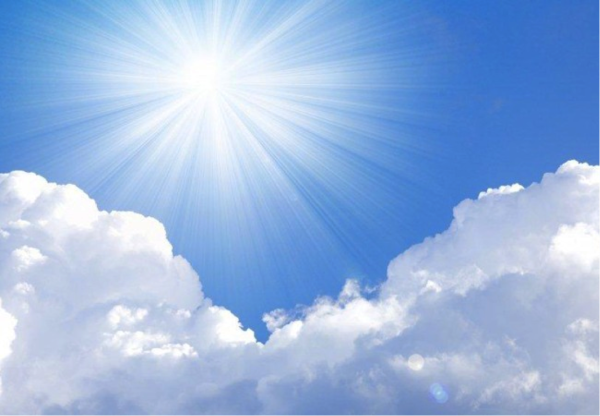 Яркое солнце