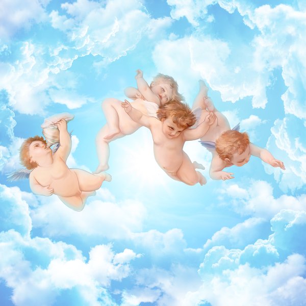 Ангелочки в небе