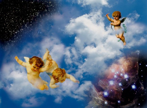 Ангелочки в небе