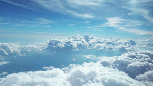 Красивое небо с облаками