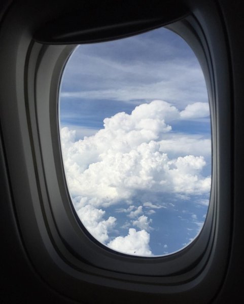 Вид из окна самолета