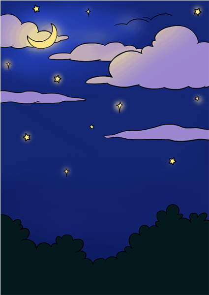 Правополушарное рисование Северное сияние