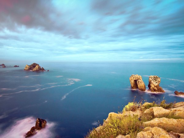 Небо море скалы