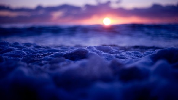 Голубой закат