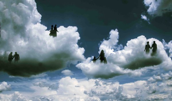 Капли парящие в воздухе