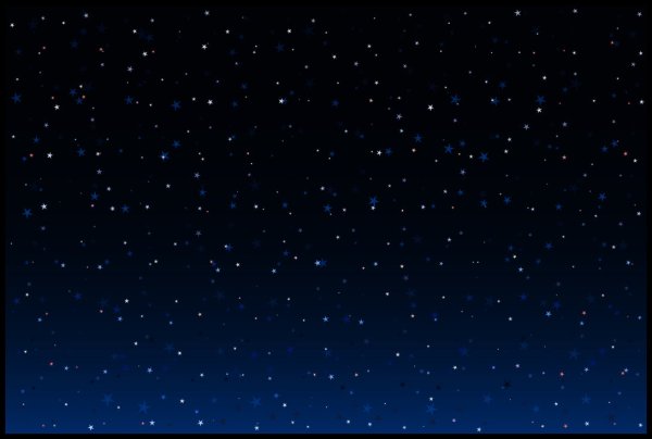 Ночное небо со звездами вектор