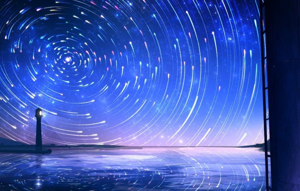 Фантастическое ночное небо