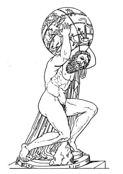 Атлант мифология древняя Греция