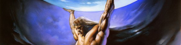 Титан атлас держит Небесный свод