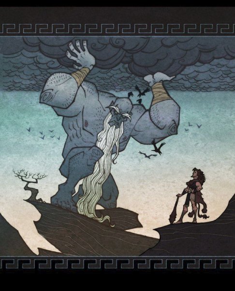 Титан атлас мифология