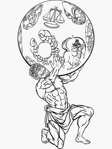 Геракл держит