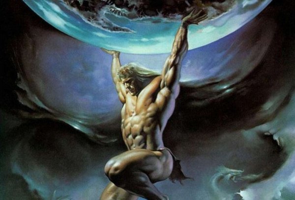 Атлант Бог древней Греции