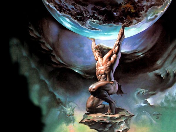 Атлант Бог древней Греции