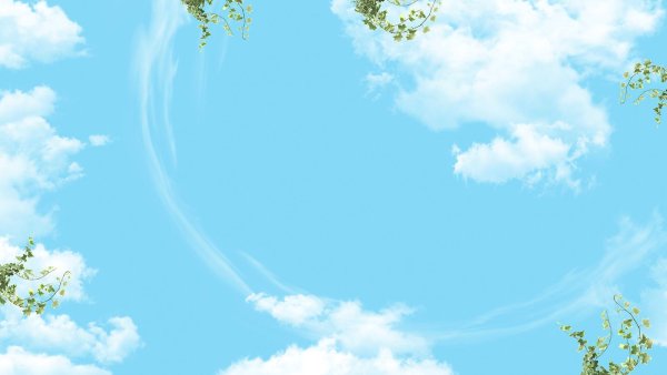 Красивое голубое небо