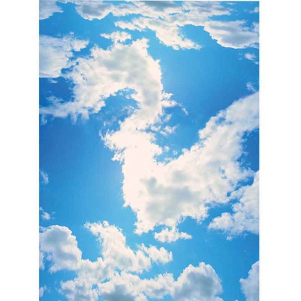 Голубое небо с облаками