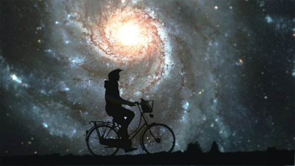 Велосипедист в космосе