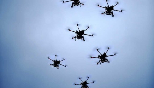 Рой боевых дронов
