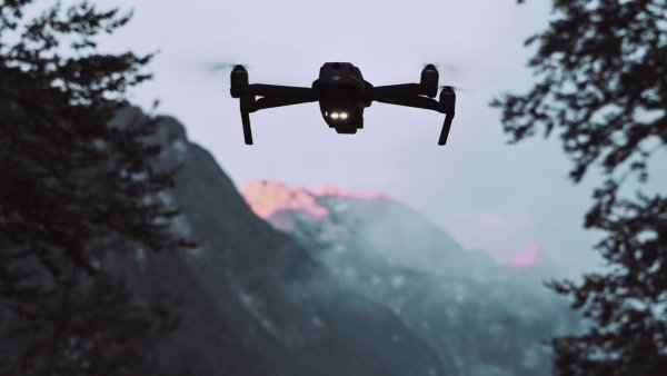 Беспилотник в горах