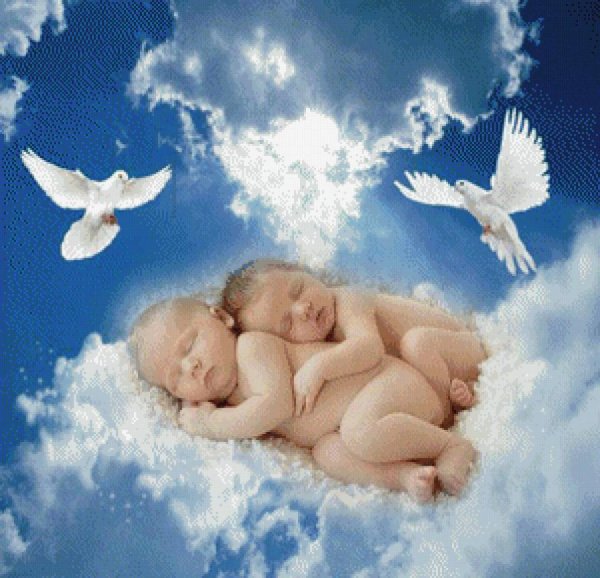 Ангелочек на небесах