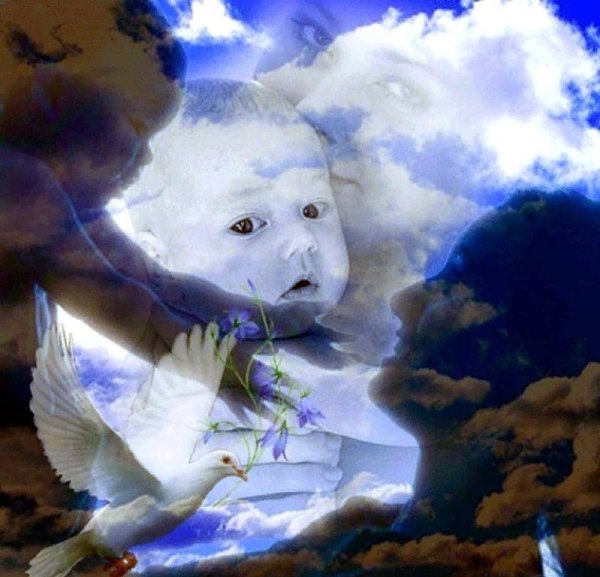 Дети ангелы на небесах