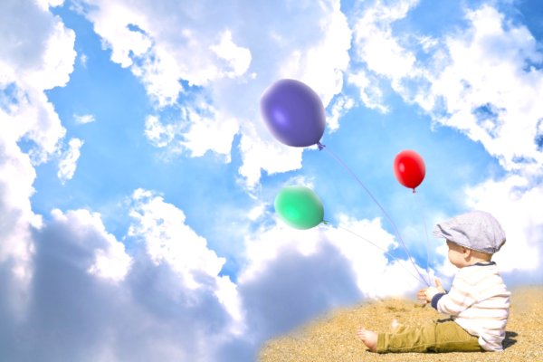 Фон небо для детей